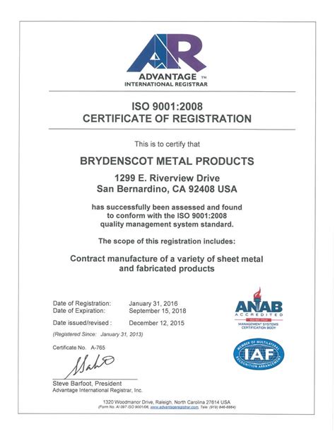 iso certified custom metal fabricator|Why Choose ISO 9001 Certified Manufacturers .